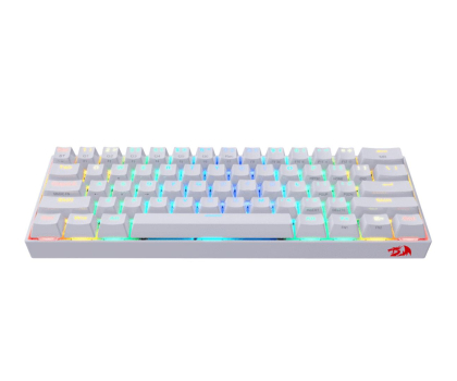 Klawiatura  przewodowa Redragon Draconic 60% White